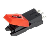 PRETYZOOM Puntina per Giradischi in Plastica Ago Stilo Rosso Rubino, Ricambio per Fonografo e Grammofono, Facile da Installare, Miglior Tracciamento Audio per Uso Domestico