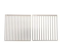 PRETYZOOM Righello in Acciaio Inox per Pittura Diamanti 2 Pezzi, Strumento di Allineamento per Punti Diamante Griglia Precisa, Accessori per Arte Fai da Te e Mosaici Creativi