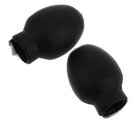 PRETYZOOM Rubber Drumstick Silent Tips 1 Pair High Elasticity Protectors For Drum Practice And Studio Use 0.79X0.47X0.47In