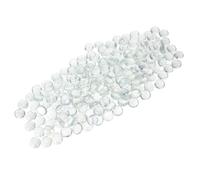 PRETYZOOM Sassi di Vetro Piatti e Trasparenti 17-19 Mm per Decorazione Versatile e Durevole, per Acquari, Spazi Esterni e Centrotavola, Confezione da 1800g