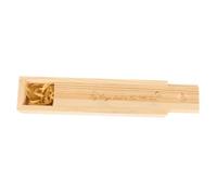 PRETYZOOM Scatola in Legno con Coperchio Design Impronta per Test di Gravidanza Beige per Confezione Regalo e Ricordi del Ragazzo Ragazza Bambini la Nursery e Nuovi Genitori