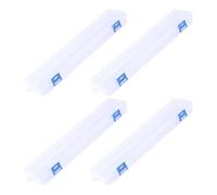 PRETYZOOM Scatola Trasparente Porta Pennelli per Acquerelli Coperchio, Set da 4 Pezzi, Contenitore Portatile per Penne da Disegno e Organizer per Piccoli Accessori da Arte e Pittura