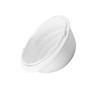 PRETYZOOM Scolo Resistente Per Lavaggio Scarico Speciale Rotazione Ripiano Portaoggetti Per Frutta e Cestino Portaoggetti Per Cucina