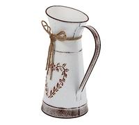 PRETYZOOM Secchiello Per Fiori in Metallo Con Design A Cuore Piccolo Vaso Per Composizioni Floreali Per Casa E Ufficio