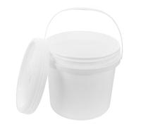 PRETYZOOM Secchio Porta Salviette Umidificate Bianco in Plastica da 5l, Dispenser Riutilizzabile per Conservazione Comoda, per Ristoranti e Cassetti