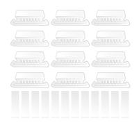 PRETYZOOM Set 110 Pezzi Linguette in Pvc Trasparente e Inserti per Cartelle Sospese, Etichette per Cartelle Portadocumenti Leggere e Compatte, Accessori per Ufficio Schede Indice