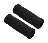 PRETYZOOM Set 2 Pezzi Spugne Manico per Walking Stick Imbottitura Antiscivolo e Facile da Pulire per Accessori Stampelle Senior Nero