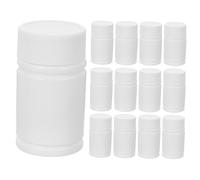 PRETYZOOM Set 24 Flaconi in Hdpe 20 Ml Tappo Ermetico, Contenitori per Pillole da Viaggio e Porta Medicinali Portatile, Bottiglie Vuote per Cosmetici e Imballaggi Farmaceutici