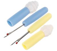 PRETYZOOM Set 2pezzi Strumento per Rimuovere Cuciture in Plastico e Acciaio Inossidabile con Gomma per Filo, Facile Accesso a Punti Fini per Cucito e Uso Personale