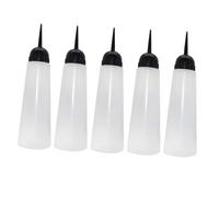 PRETYZOOM Set 5 Flaconi per Tintura per Chioma 160 Ml Ugello Inclinato Contenitori Ricaricabili per Shampoo e Balsamo Antiperdite e Antiscivolo per Uso Professionale in Riutilizzabile