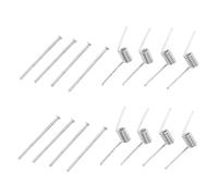 PRETYZOOM Set 8 Molle a V in Acciaio Inox per Fermagli e Mollette per Chioma, Clip a Molla Resistenti Finitura Liscia, Accessori Fai da Te per Riparazione e Styling Chioma Femminili