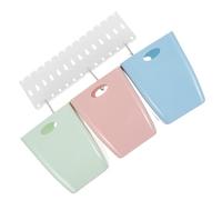 PRETYZOOM Set Contenitori Raccolta Differenziata da Parete, Piccolo Cestino Riciclaggio Plastica Resistente per Cucina, Organizzazione Salvaspazio Pannello Facile Installazione