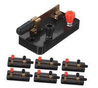 PRETYZOOM Set Da 10 Interruttori Unipolari Spst Per Esperimenti Di Fisica, Coltelli Elettrici Terminali a Vite Resistenti Per Educazione Scientifica e Apprendimento Scolastico