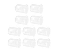 PRETYZOOM Set da 10 Misurini in Vetro da 100 Ml, Bicchieri Graduati Trasparenti per Laboratorio, Tazze di Misurazione Scala Chiara per Liquidi e Polveri, Portatili e Facili da Pulire,