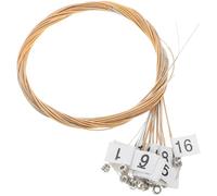 PRETYZOOM Set di Corde Qualità Uniforme e Stabile per Lira in Ottone e Filo D'acciaio Accessori Musicali per Studenti e Musicisti Classici