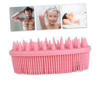 PRETYZOOM Spazzola da Bagno per Ragazzo Ragazza in Silicone 2 Pezzi, Spazzola Massaggio e Pulizia Bifacciale, Resistente All’olio e Usura, la Cura Delicata della Pelle Infantile Durante Bagnetto