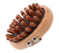 PRETYZOOM Spazzola Massaggiante in Legno Multi-punta con Design Ergonomico Pettine ad Aria Massaggiatore per Agopressione su Tutto Corpo Stimola la Circolazione