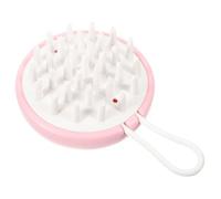 PRETYZOOM Spazzola Massaggiante per Chioma Silicone e Abs Rosa, Pulizia Profonda e Sollievo Prurito, Design Cartone Animato per Massaggio Delicato del Capelluto