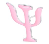 PRETYZOOM Spilla Emblema Psicologia in Lega di Zinco Rosa, Design | Leggera e Resistente All’usura, per Esperti e Professionisti della Salute Mentale, Ufficio e Clinica