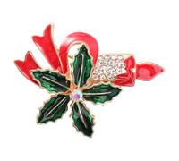 PRETYZOOM Spilla Natalizia a Forma di Cartone Animato in Lega, Decorazione per Abbigliamento Versatile e Originale, per Regalo di Natale e Accessori Moda