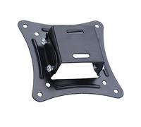 PRETYZOOM Staffa Tv Fissa da Muro per Monitor LCD Supporto Nero Stabile e Resistente per Casa Ufficio e Ambienti Pubblici