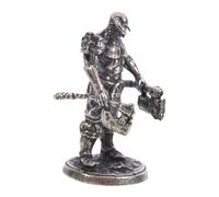 PRETYZOOM statua del samurai arredamento samurai bambola da tavolo da samurai statua del guerriero samurai statuetta antica asiatica in miniatura action figure giapponesi Cupronichel