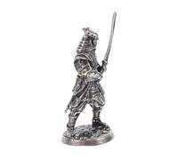 PRETYZOOM Statuetta Samurai Da Collezione in Cupronichel, Scultura Medievale in Miniatura, Ornamento Da Tavolo Guerriero Giapponese Per Decorazione Scrivania e Festival, Design Dettagliato e Compatto