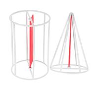 PRETYZOOM Strumenti Didattici Solidi Geometrici 3D Cilindro e Cono Base e Altezza Uguali Rotanti in Metallo per Scuola Primaria Esercizi di Geometria e Algebra