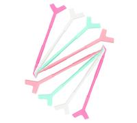 PRETYZOOM Strumenti per Laminazione Ciglia 60 Pezzi, Bastoncini per Innesto Ciglia Testa Appuntita e Piatta, Set per Lifting e Spazzola Extension, Materiale Plastico Sicuro, Colore Casuale