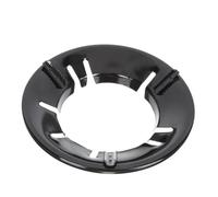 PRETYZOOM Supporto Antivento Per Wok in Smalto Nero, Anello Per Wok Domestico e Professionale, Accessorio Per Fornelli a Gas Da Cucina Risparmio Energetico e Resistenza Alle Alte Temperature