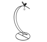 PRETYZOOM Supporto da Appendere in Ferro Base Rotonda, Design a Uccellino, Stabile e Semplice per Piante Aeree e Palline di Vetro, per Casa e Ufficio