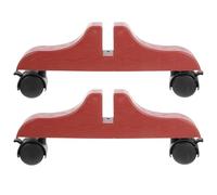 PRETYZOOM Supporto da Pavimento per Pannelli Divisori Ruote, Staffa Divisoria in Plastica Resistente, 2 Pezzi, Utilizzabile come Piedini per Schermi e Divisori per Armadio in Ambienti