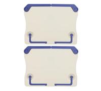 PRETYZOOM Supporto Leggio per Spartiti da Tavolo Pieghevole in Plastica Set 2 Pezzi Portatile e Leggero Adatto per Pianoforte Chitarra e Studio Musicale