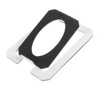 PRETYZOOM Supporto per Altoparlanti in Metallo Stabile e Versatile Vassoio Inclinato per Diffusori da Scrivania per Uffici e Sale Conferenze