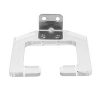 PRETYZOOM Supporto per Asciugacapelli da Parete in Acrilico Trasparente Porta Piastra per Chioma Leggero e Resistente Accessorio Bagno Salvaspazio per Camera e Salone