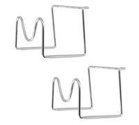 PRETYZOOM Supporto per Brocca D'acqua da 5l 2 Pezzi in Acciaio Inossidabile, Leggero e Robusto, Portabottiglie Argento per Casa e Ufficio