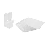 PRETYZOOM Supporto per Cornici a Piedistallo in Cartone Bianco 12 Cm, Cavalletti Espositivi per Poster e Cartelloni, Set da 100 Pezzi per Esposizioni da Tavolo e Matrimoni
