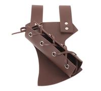 PRETYZOOM Supporto per Lama Medievale in Pu Marrone Accesso Rapido e Vestibilità Regolabile, per Larp e Rappresentazioni Teatrali