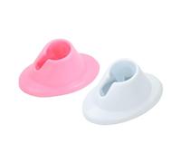 PRETYZOOM Supporto per Smalto in Silicone 4 Pezzi Anti-rovesciamento Porta Flacone per Gel Unghie Set per Manicure Quotidiana Regalo per Donna Ragazza