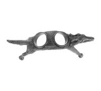 PRETYZOOM Supporto Porta Tappo per Bottiglia da Banco in Lega di Zinco a Forma di Cane Astratto Espositore Porta Versatore Vino in Metallo per Uso Domestico e Bar Organizer Tappi Vino