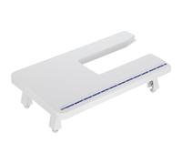PRETYZOOM Tavola Prolunga per Macchina da Cucire, Tavolo di Estensione in Plastica Bianco 38,80x23,50x8,50 Cm, Compatibile con Brother Jk17b, Ja001, Ja007, Jv1400, per Quilting