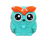PRETYZOOM Temperamatite Design Creativo Cartone Animato a Manovella a Forma di Gufo in Plastica e Ferro, Piccolo e Portatile Colore Casuale per Casa e Scuola