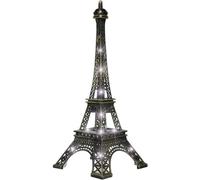 PRETYZOOM Torre Luminosa a Led Decorativa Per Scrivania Con Luci Intermittenti Ornamento Architettonico a Forma Di Torre Eiffel Illuminazione Speciale Per Ambienti Interni 9.65X3.94X3.94In