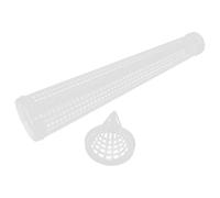 PRETYZOOM Trappola per Anguille e Gamberi in Rete Riutilizzabile, Gabbia per Pesca Resistente Apertura a Imbuto Bianca, Adatta per Pesca di Granchi, Aragoste e Crostacei, Facile da Montare