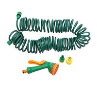 PRETYZOOM Tubo da Giardino Estensibile con Spruzzatore Tubo Irrigazione Resistente e Retrattile Flessibile e Antigroviglio per Esterno Adatto per Innaffiare e Lavaggio Auto