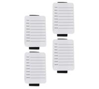 PRETYZOOM Vassoio per Innesto Ciglia 4 Pezzi in Acrilico Bianco Scala 7-14 per Extension Ciglia Volume e Laminazione Fai Te