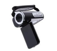 PRETYZOOM Videocamera Portatile 16mp Schermo 2 Pollici, Videoregistratore Mini Digitale senza Batterie, Fotocamera per Vlog Timer Selfie e Compensazione Esposizione, per Vlogging