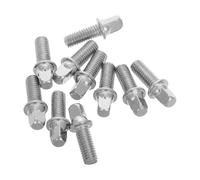 PRETYZOOM Viti per Percussioni M6x15mm Set da 10 Pezzi in Metallo per Hardware Batteria, Accessori Montaggio Tamburo, Compatibili Batterie e Strumenti a Percussione, Installazione Semplice