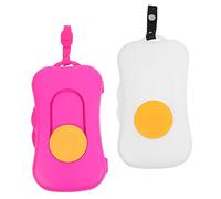 PRETYZOOM Wipe Box Travel - Scatola Per Tovaglioli Portatile Riutilizzabile Con Dispenser Facile Da Aprire Per Gli Spostamenti