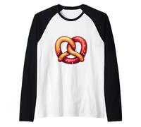 Pretzel Bavarese con Sale - Panetteria Tradizionale Tedesca Maglia con Maniche Raglan